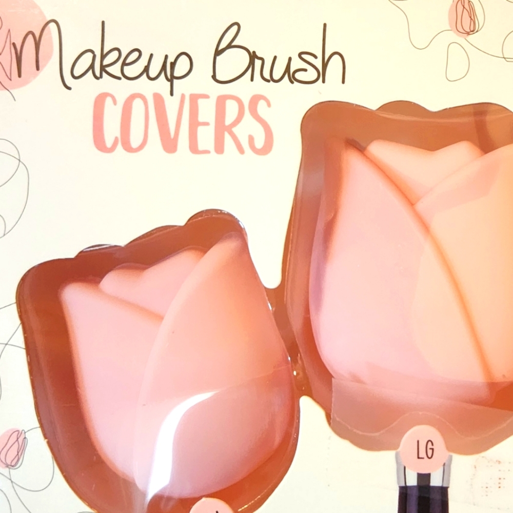 Makeup brush covers 3 pack, 3 sizes.